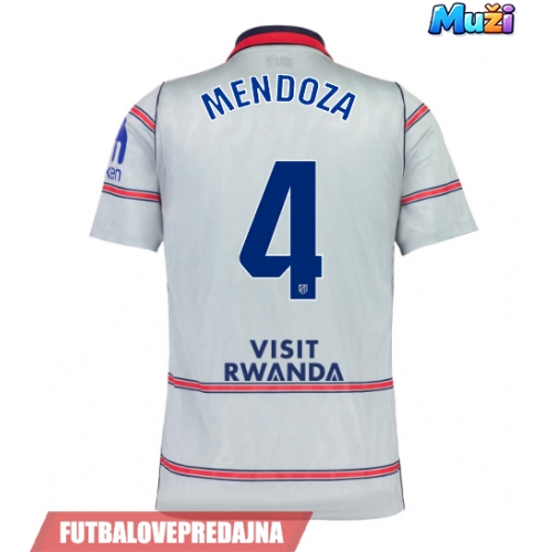 Lacne Muži Futbalové dres Atletico Madrid Rodrigo Mendoza #4 2026-27 Krátky Rukáv - Tretina